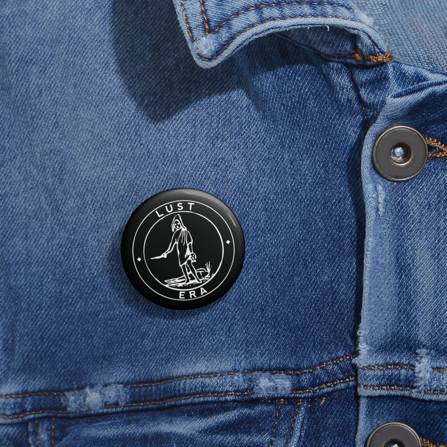 Lust Era Shield Pin Button